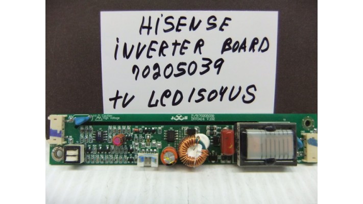 Hisense 70205039 carte inverter board  .